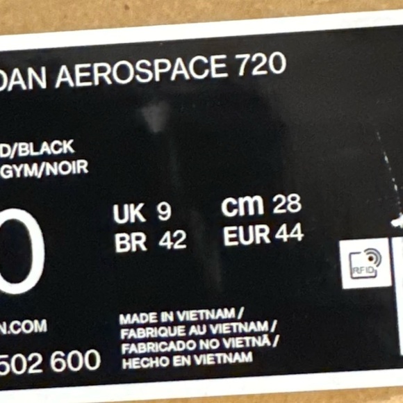 JORDAN AEROSPACE 720
GYM RED/BLACK - Picture 8 of 8